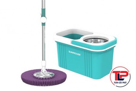 BỘ LAU NHÀ XOAY 360 ĐỘ SUNHOUSE KS-CL350IB