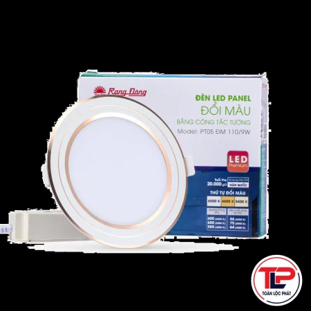 Đèn LED Panel Tròn Đổi Màu 110/9W PT05 ĐM thumb