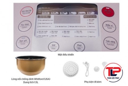 NỒI CƠM ĐIỆN TỬ 1.5L - SHD8915 thumb