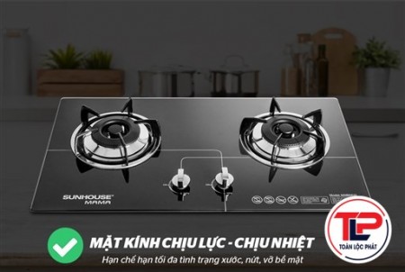 BẾP GAS ÂM KÍNH SUNHOUSE MAMA MMB6632 thumb