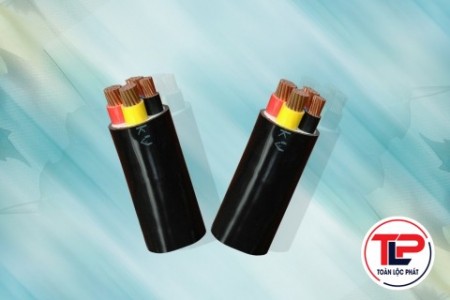 CÁP ĐIỆN LỰC, RUỘT ĐỒNG, CÁCH ĐIỆN PVC, VỎ PVC