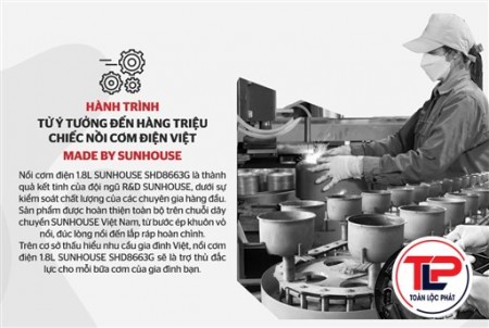 NỒI CƠM ĐIỆN 1.8L - SHD8663G thumb