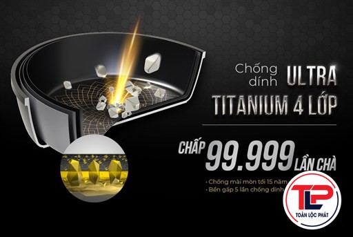 CHẢO CHỐNG DÍNH ULTRA TITANIUM SUNHOUSE ST20B