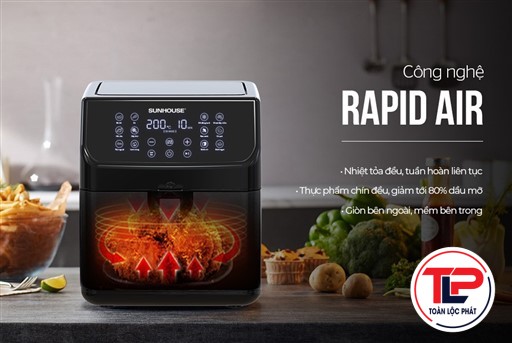 NỒI CHIÊN KHÔNG DẦU 6L - SHD4087
