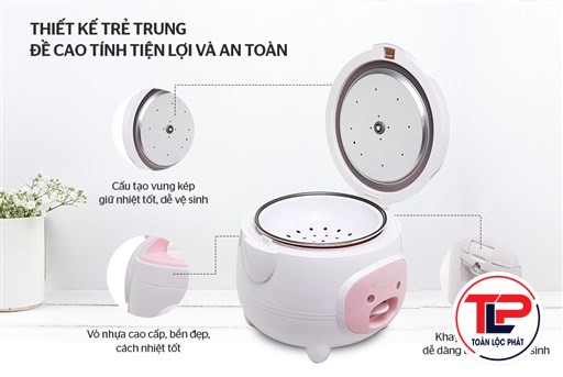 NỒI CƠM ĐIỆN 1.8L - SHD8607W
