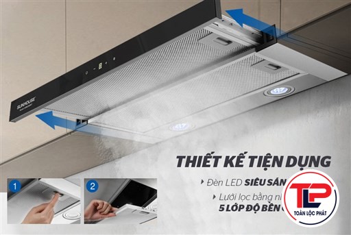 MÁY HÚT MÙI ÂM TỦ SUNHOUSE SHB6288MT