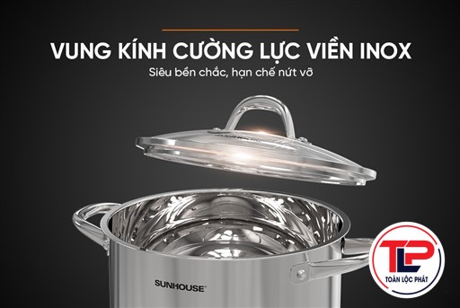 NỒI INOX 3 ĐÁY SUNHOUSE SHG301-20