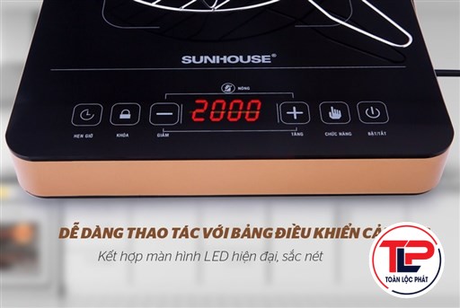 BẾP HỒNG NGOẠI CẢM ỨNG SUNHOUSE SHD6015