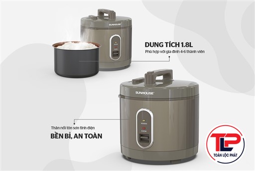 NỒI CƠM ĐIỆN 1.8L - SHD8631