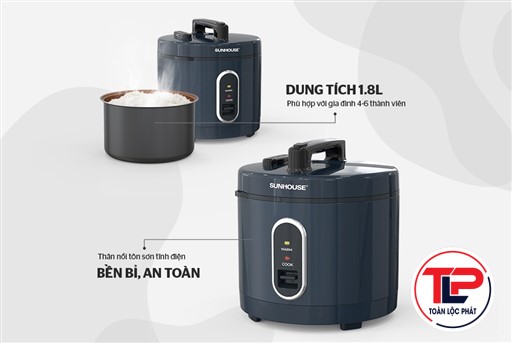 NỒI CƠM ĐIỆN 1.8L - SHD8632