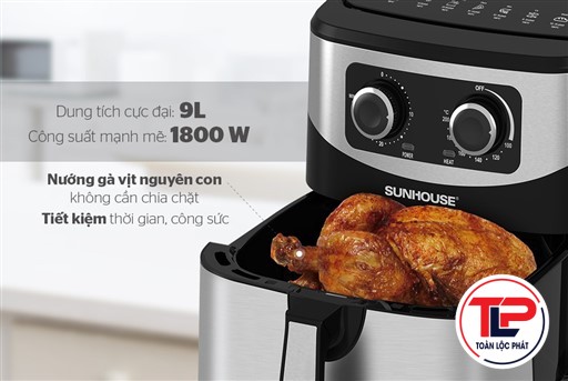 NỒI CHIÊN KHÔNG DẦU 9L - SHD4035