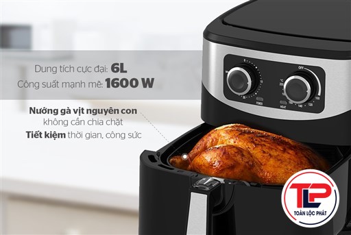 NỒI CHIÊN KHÔNG DẦU 6L - SHD4062