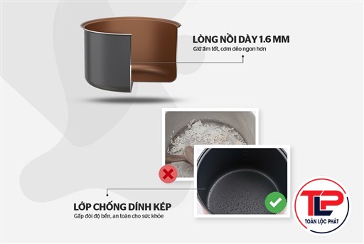NỒI CƠM ĐIỆN 1.8L - SHD8632