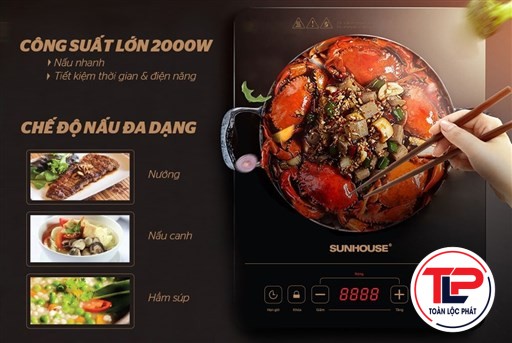 BẾP HỒNG NGOẠI CẢM ỨNG SUNHOUSE SHD6015