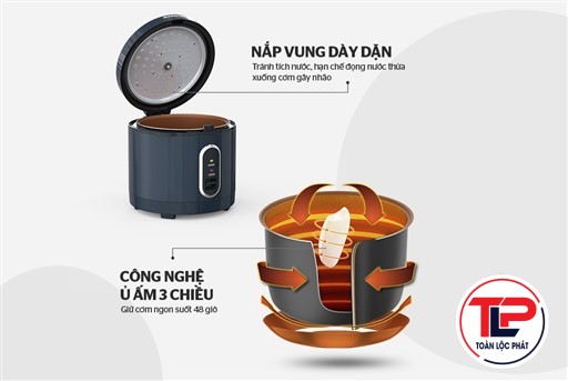 NỒI CƠM ĐIỆN 1.8L - SHD8632