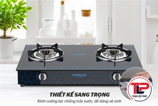 BẾP GAS DƯƠNG KÍNH SUNHOUSE SHB3065-SG