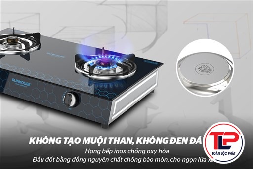 BẾP GAS DƯƠNG KÍNH SUNHOUSE SHB3065-SG