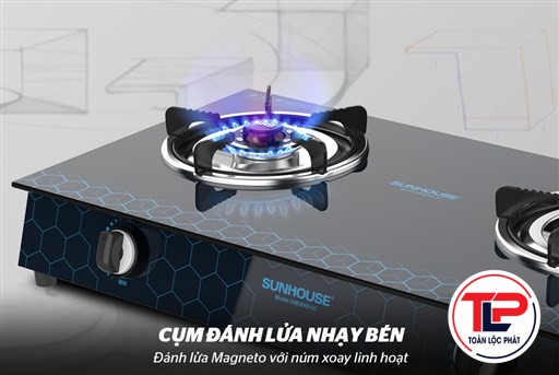 BẾP GAS DƯƠNG KÍNH SUNHOUSE SHB3065-SG