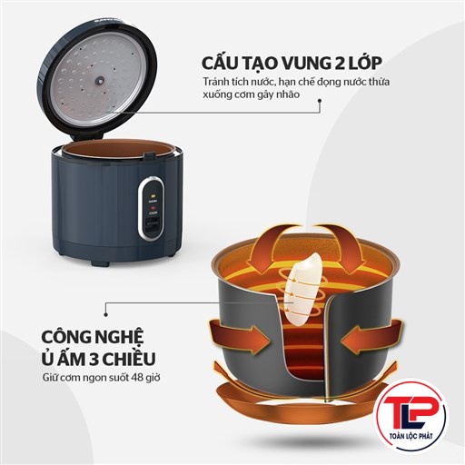 NỒI CƠM ĐIỆN 3L - SHD8309