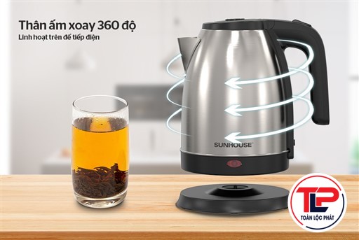 ẤM SIÊU TỐC INOX SUNHOUSE SHD1183