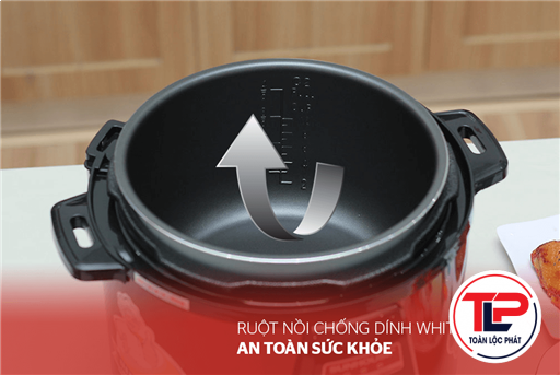 NỒI ÁP SUẤT ĐIỆN ĐA NĂNG SUNHOUSE SHD1552 ĐỎ