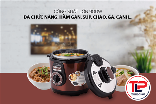 Nồi áp suất điện đa năng SUNHOUSE SHD1562