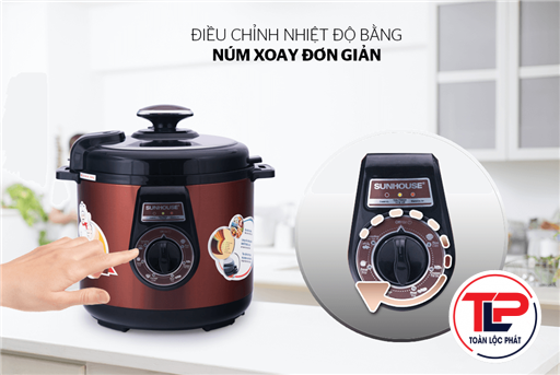 Nồi áp suất điện đa năng SUNHOUSE SHD1562