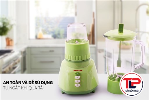 Máy xay sinh tố SUNHOUSE SHD5112 xanh