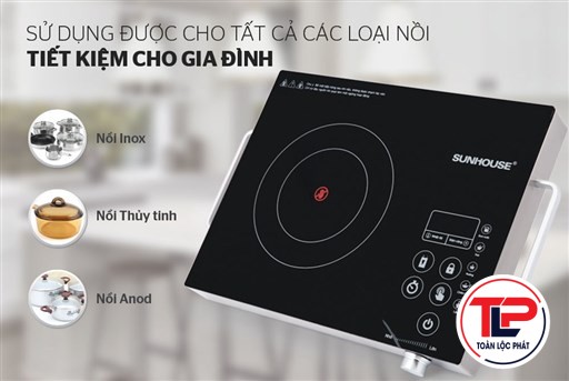 BẾP HỒNG NGOẠI CẢM ỨNG SUNHOUSE SHD6017